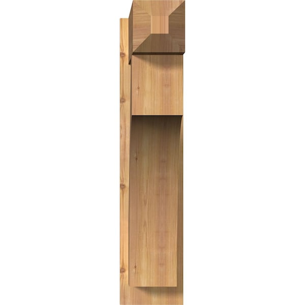 Westlake Smooth Craftsman Outlooker, Western Red Cedar, 7 1/2W X 26D X 34H